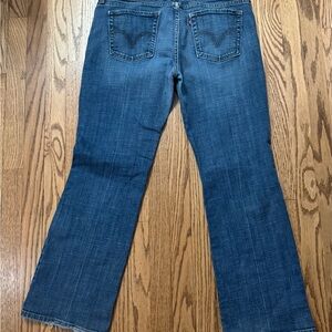Levi's Vintage Dark Blue Flare Women's Jeans Size 14
